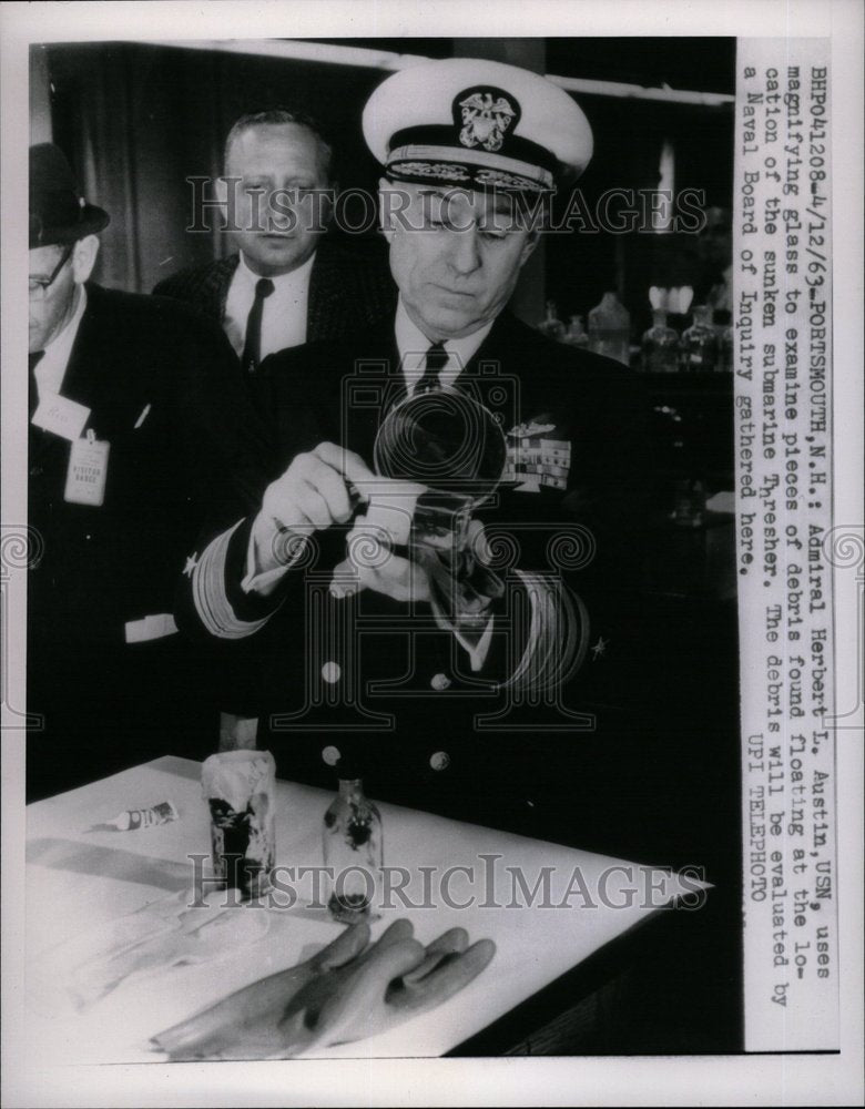 1963 Admiral Herbert Austin Thresher Debris - Historic Images