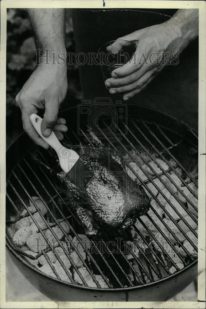 1981 Steak Burger Barbecues Food Grill - Historic Images