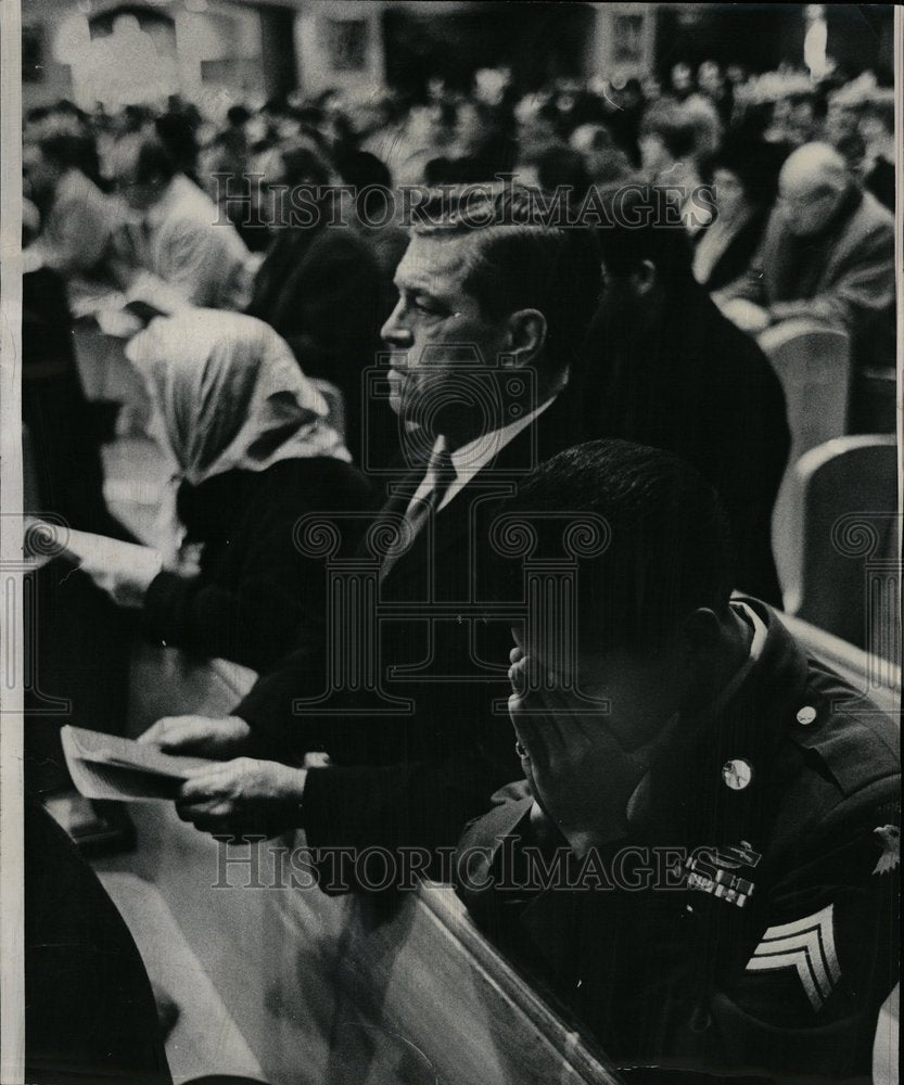 1969 Sgt Flores Cecilio St Peters Church - Historic Images