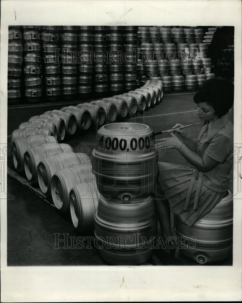 1971 Barrel Firestone Tire Rubber Co Steel - Historic Images