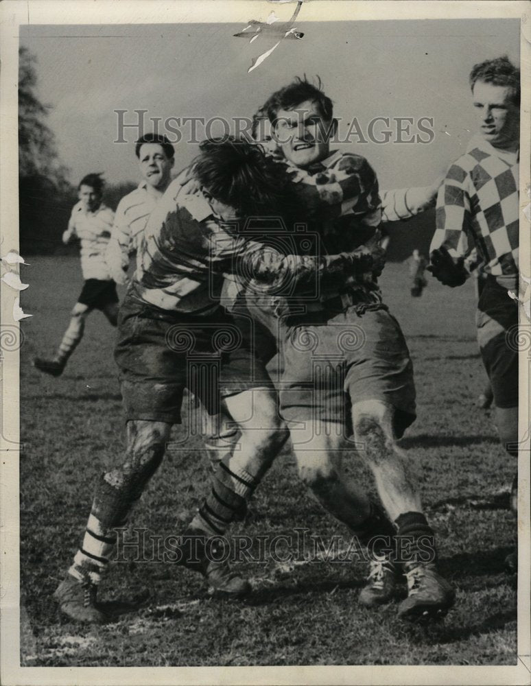 1957 Rugby Match Richmond Athletic Ground - Historic Images