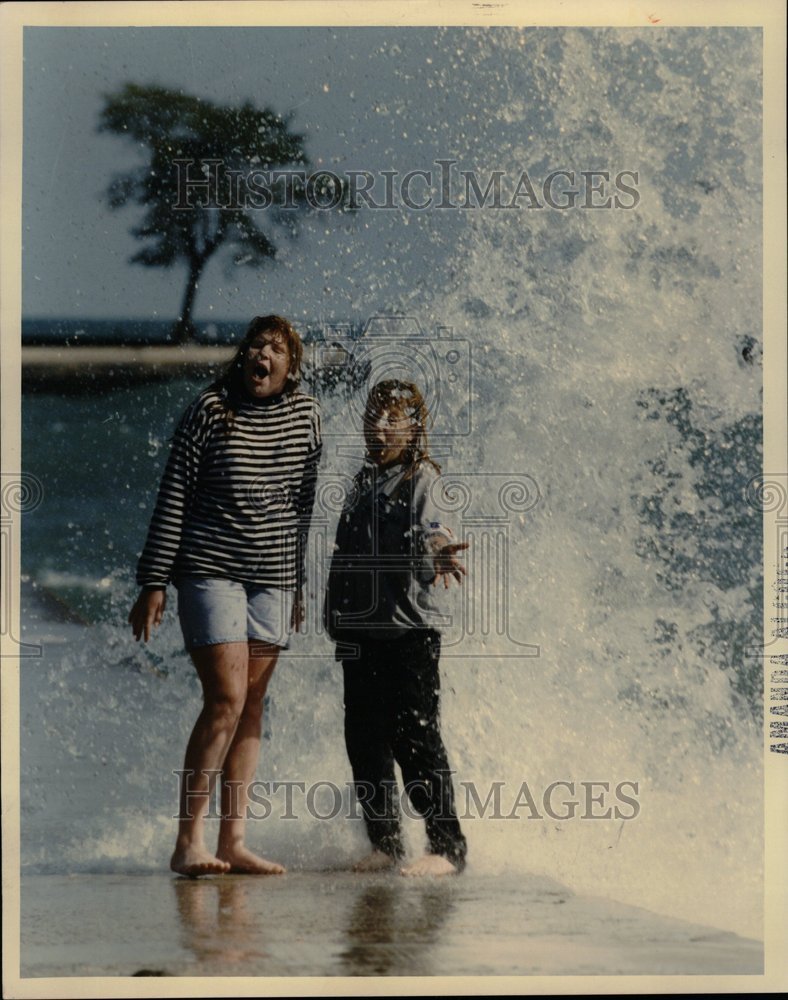 1992  North Avenue Beach Chilly Melissa - Historic Images