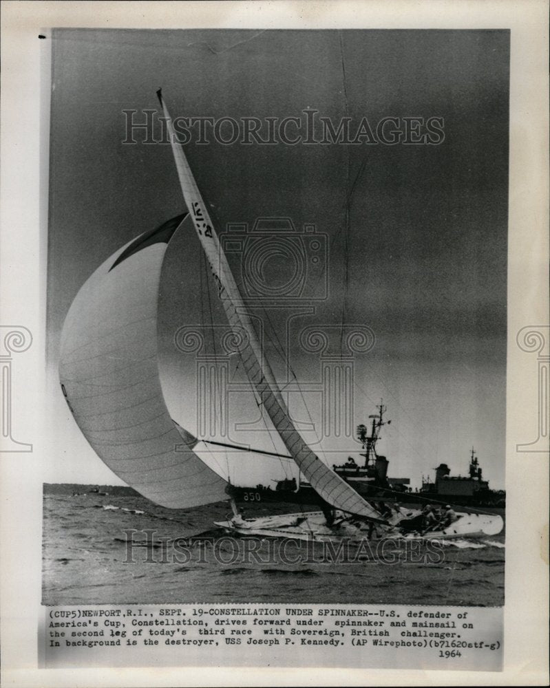 1964 Constellation Spinnaker Joseph British - Historic Images