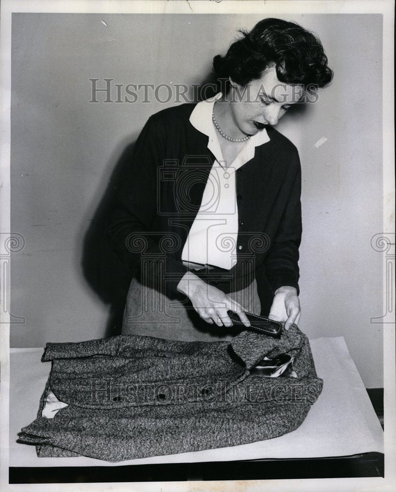 1961 Woolens Storing Winter Garments - Historic Images