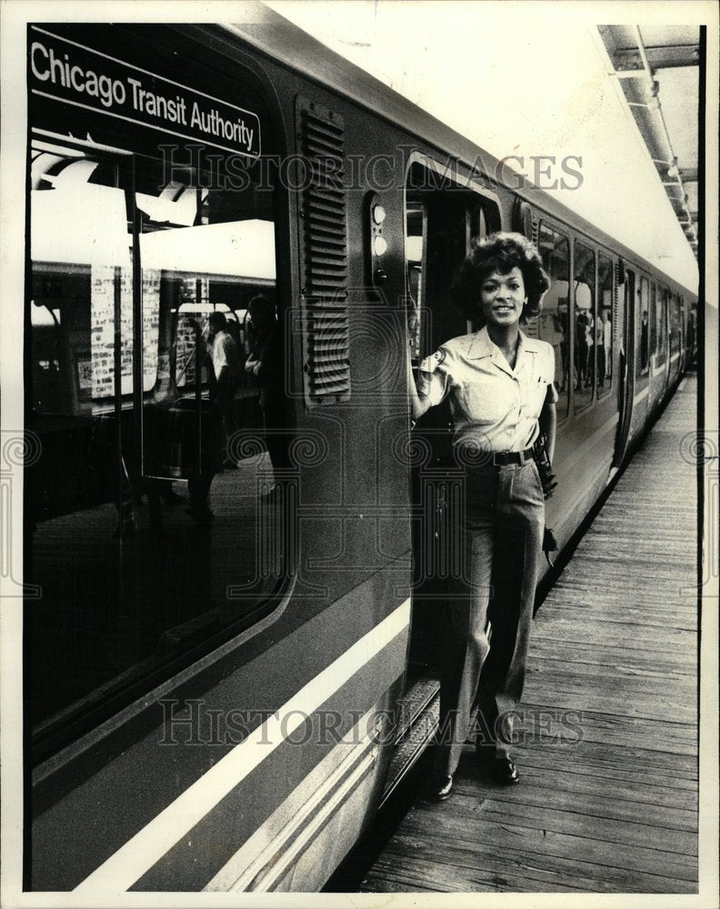 1980 Beverly Chapman CTA Train Driver - Historic Images