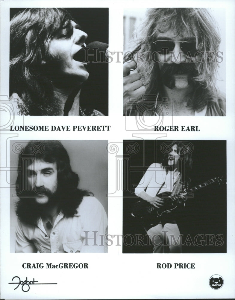 1978 Foghat Peverett Earl MacGregor Price - Historic Images