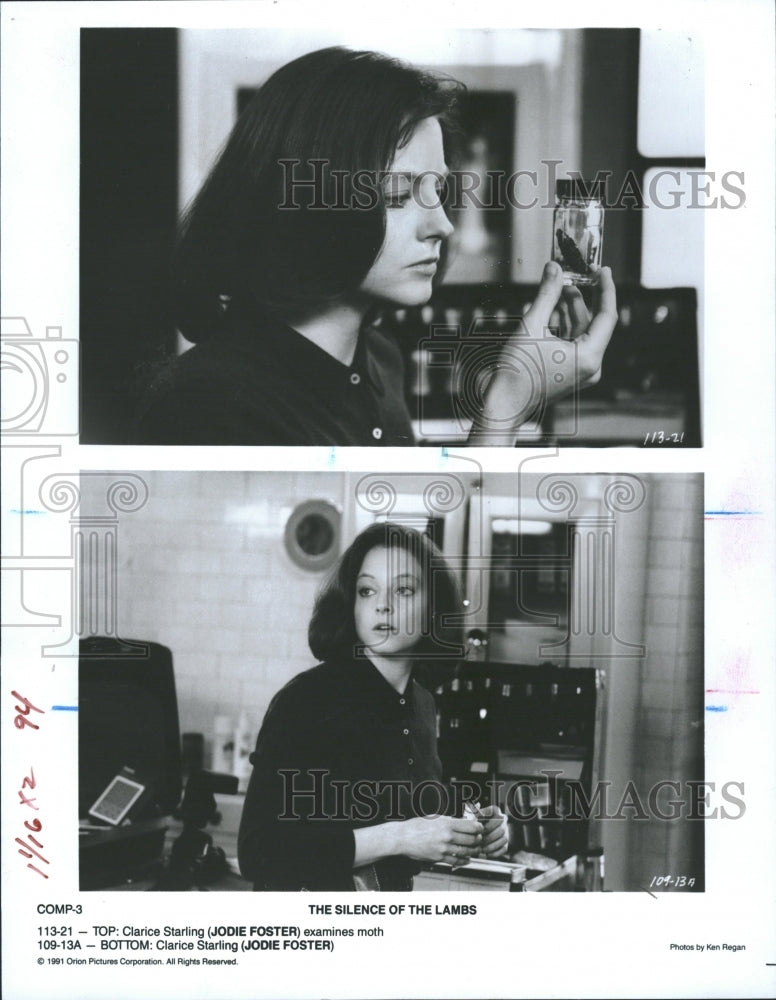 1991 Jodie Foster Actress Director Producer - Historic Images