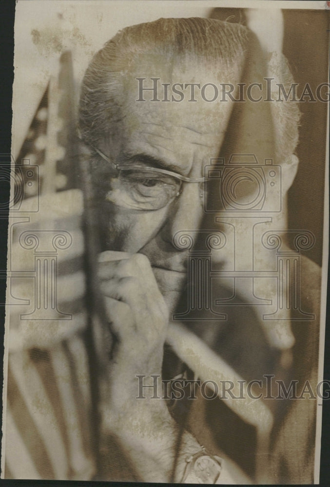 1969 President Lyndon Baines Johnson - Historic Images