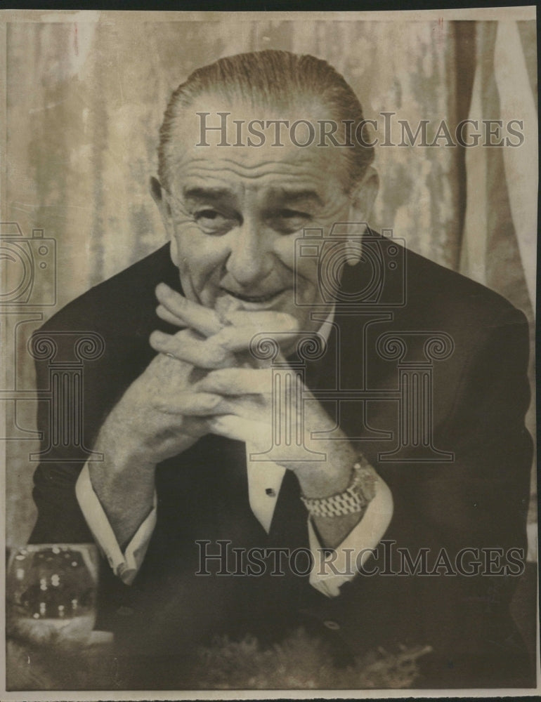 1968 President Lyndon Johnson &quot;Lame Duck&quot; - Historic Images