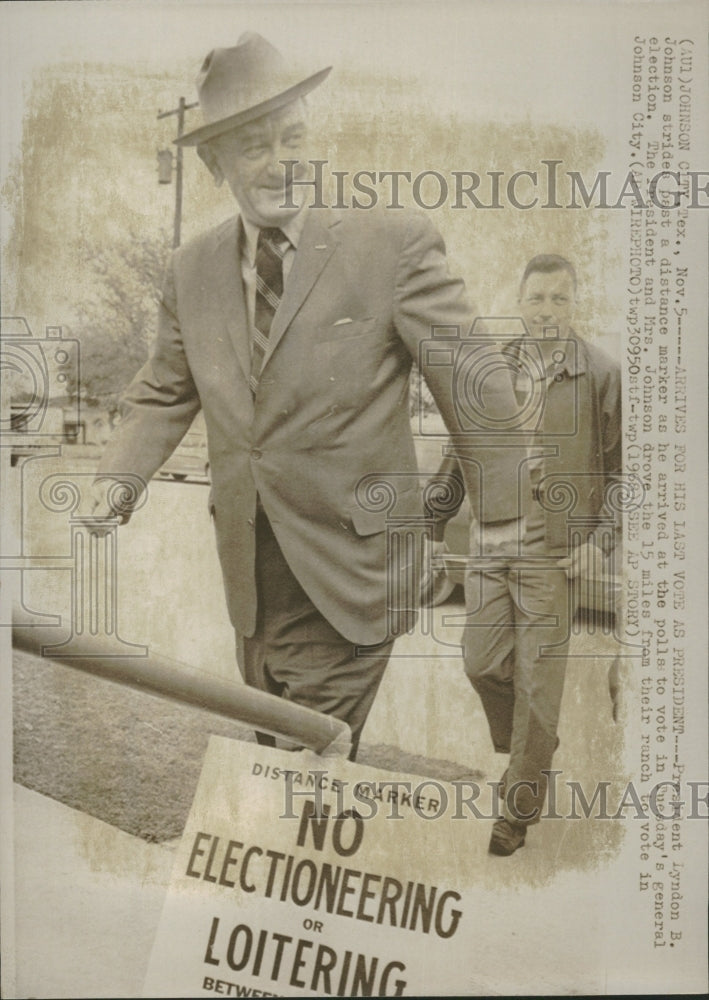 President Lyndon B. Johnson Election - Historic Images