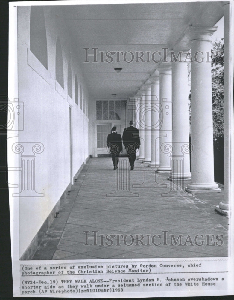 1963 President Lyndon Johnson White House - Historic Images