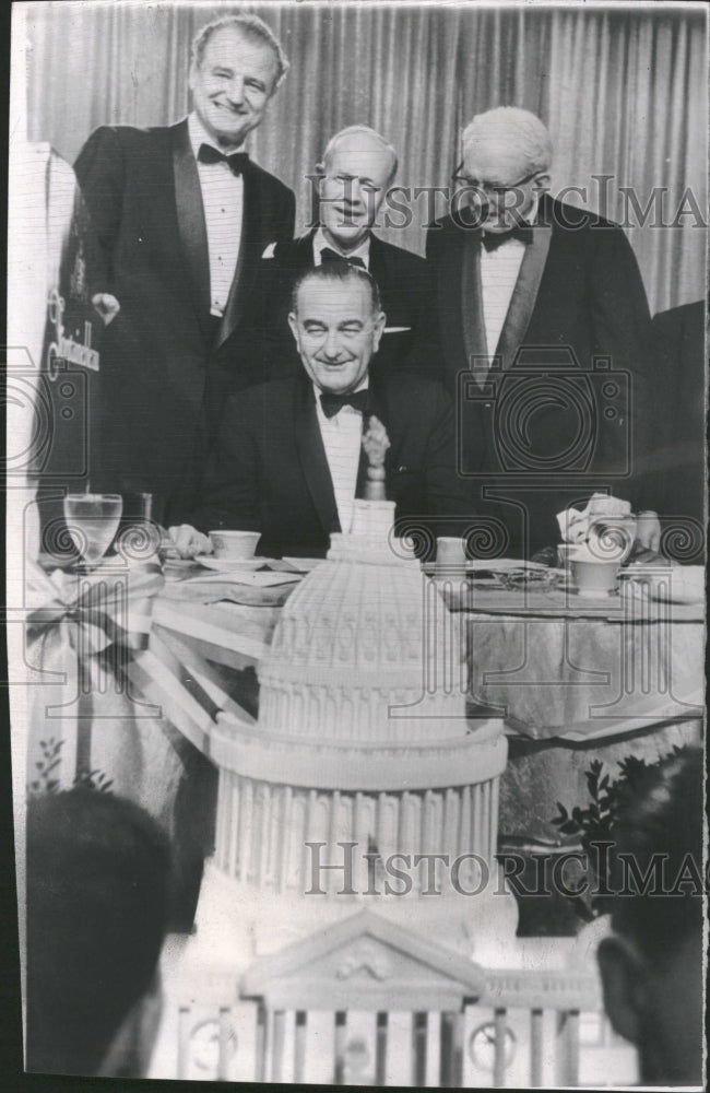 1964 President Johnson Sen. Geroge Smathers - Historic Images