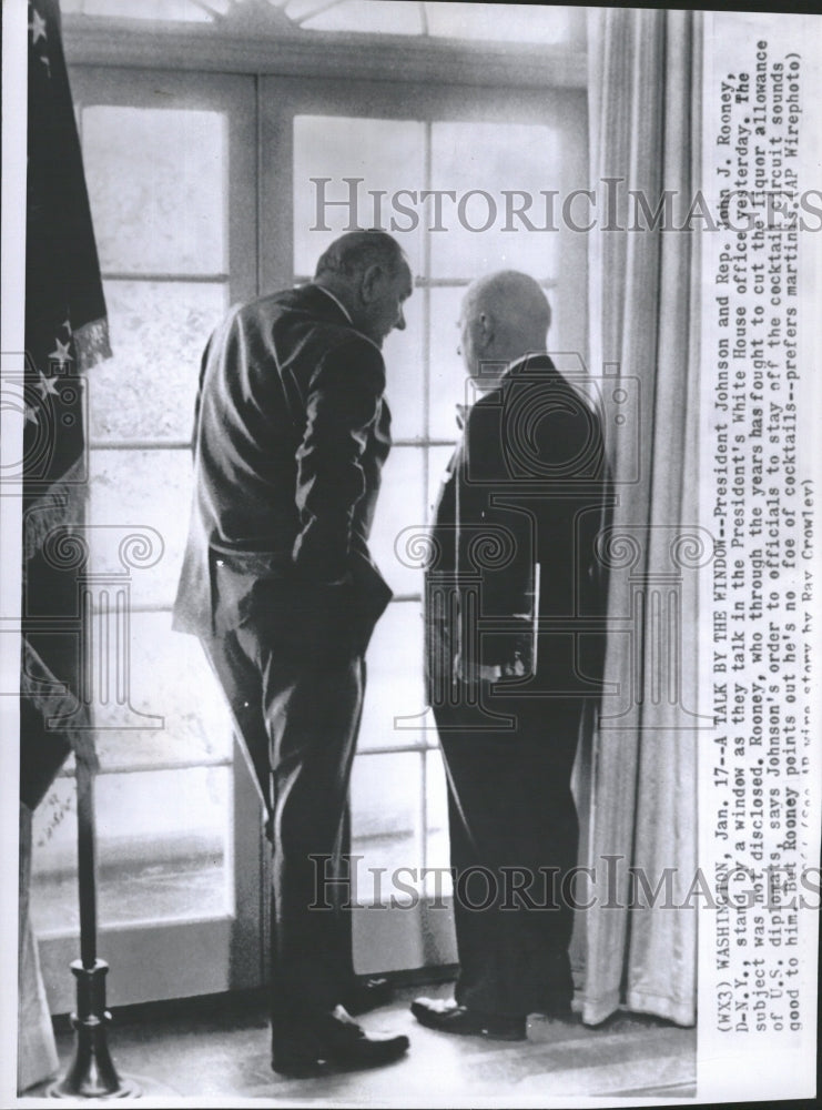 1964 President Johnson Rep. J. Rooney - Historic Images