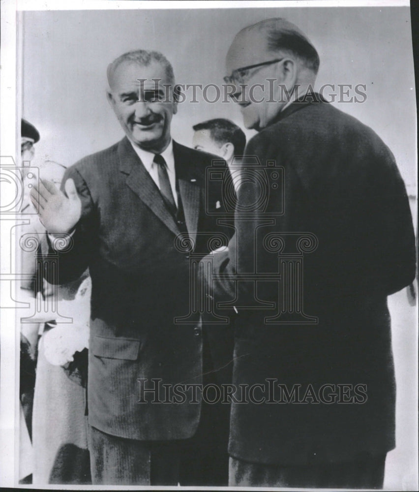 1963 Vice President Lyndon B. Johnson - Historic Images