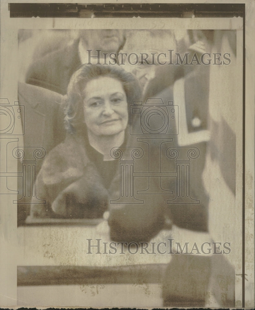 1973 Mrs. Lyndon B. Johnson, funeral - Historic Images