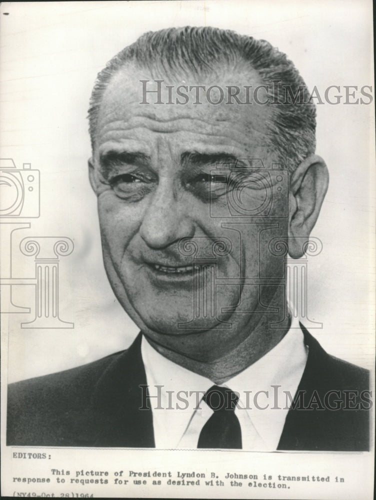 1964 President Lyndon B. Johnson - Historic Images