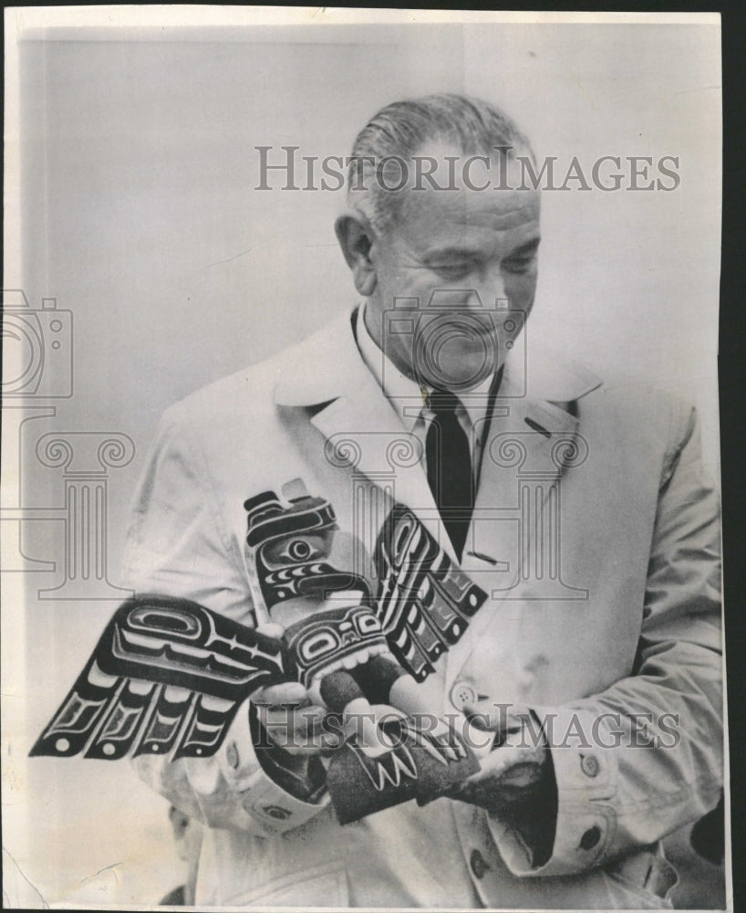 1964 US President Lyndon B. Johnson - Historic Images