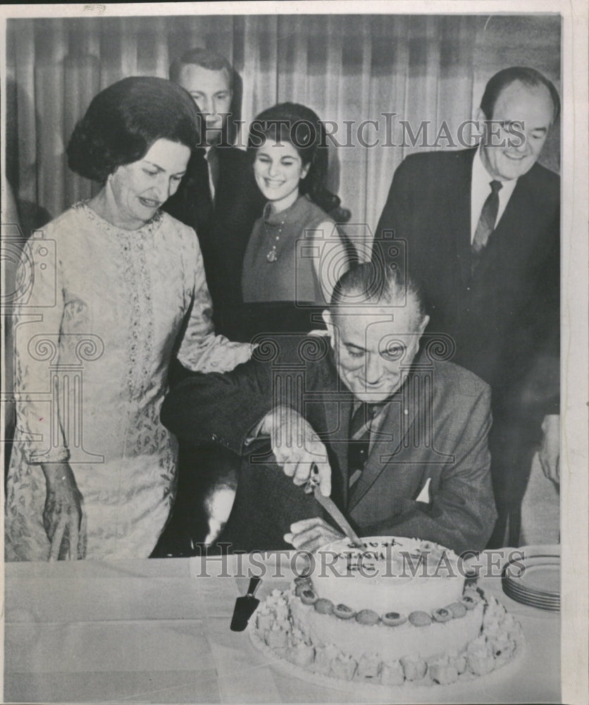 1966 President &amp; Mrs Lyndon B. Johnson - Historic Images