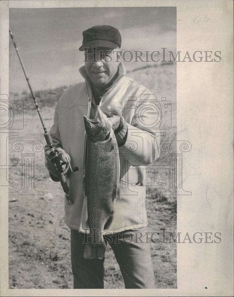 1969 Charles Mo Miller Lunker Rainbow - Historic Images