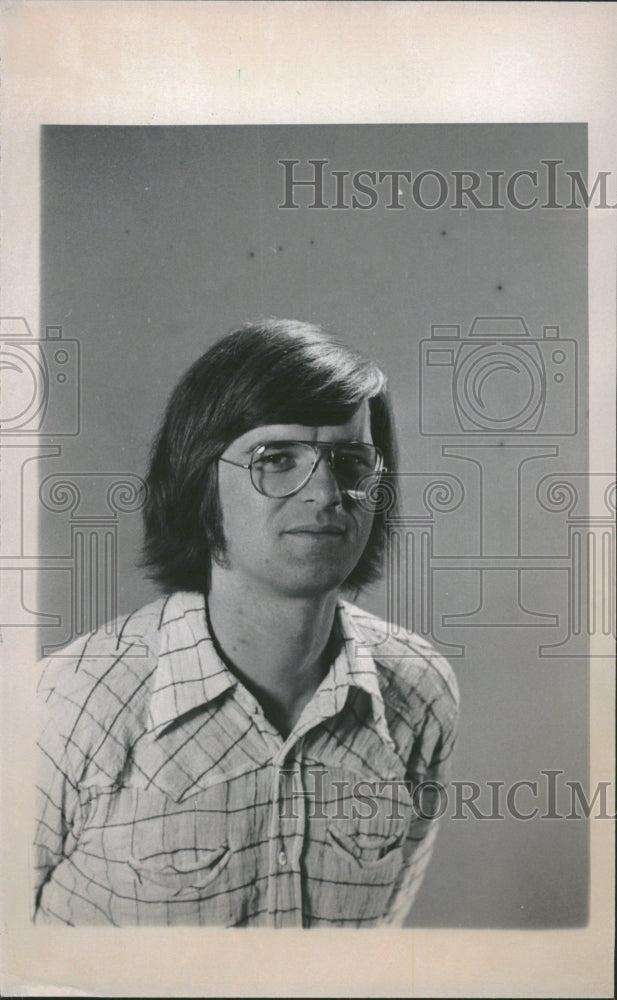 1975 Tom Mick Denver Post Employee - Historic Images