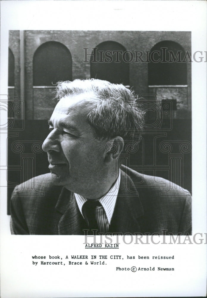 1969 Author Alfred Kazin &quot;A Walker...&quot; - Historic Images