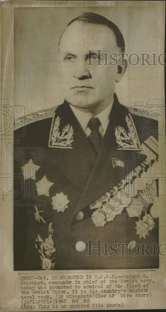 1967 Sergei G. Gorshkov promoted to Admiral - Historic Images