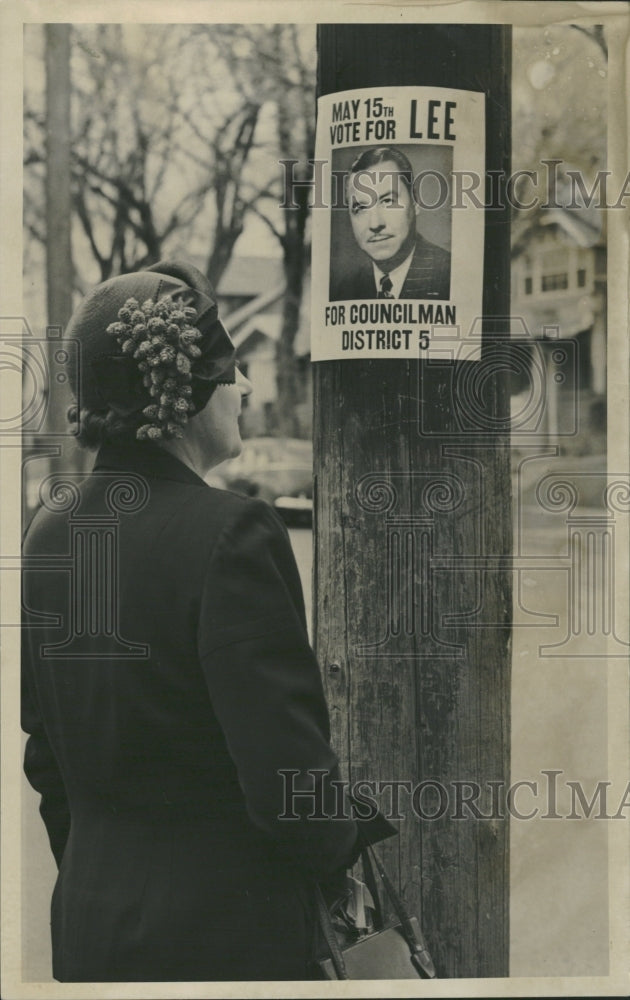 1951 Mrs. M.M. Koch Gordon Lee Campaign - Historic Images