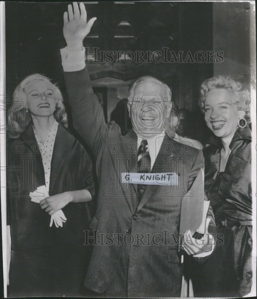 1953 Goodwyn Knight Carolyn Knight Governor - Historic Images