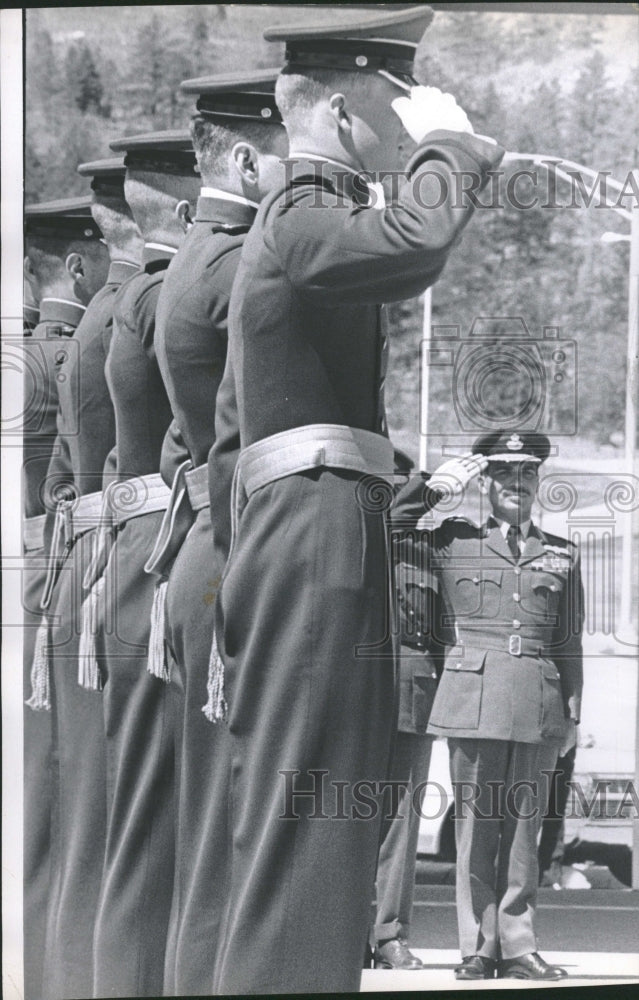 1964 Jordan&#39;s King Hussein visits AFA - Historic Images