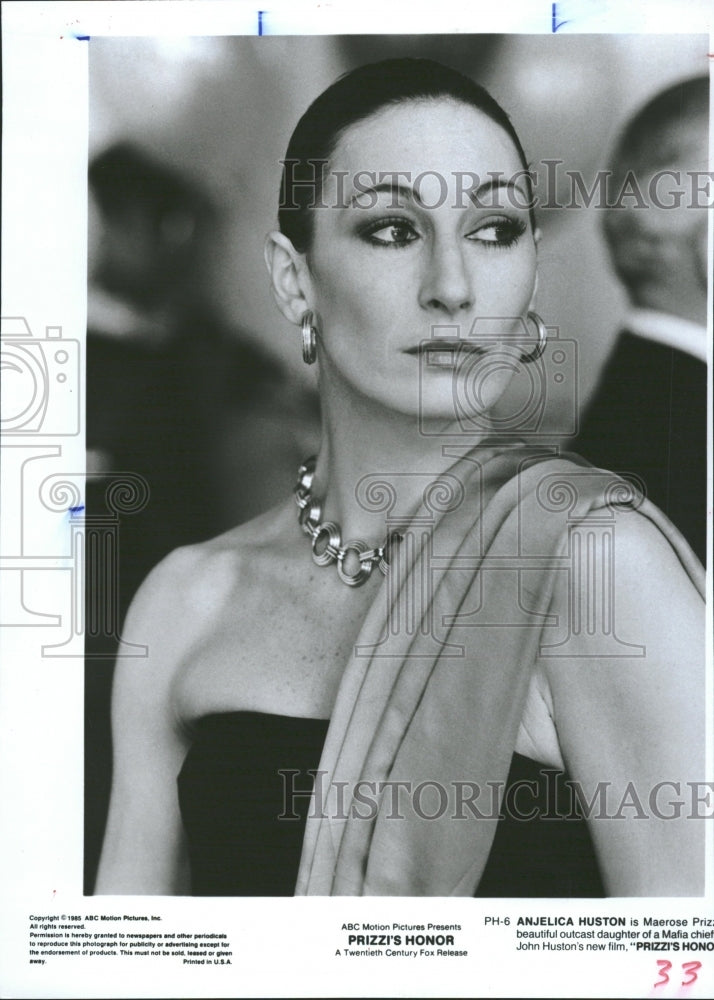 1991 Anjelica Huston Maerose Prizzi Honor - Historic Images