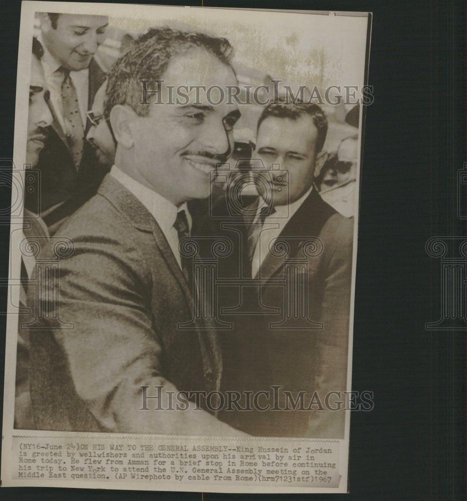 1967 King Hussein Jordan - Historic Images