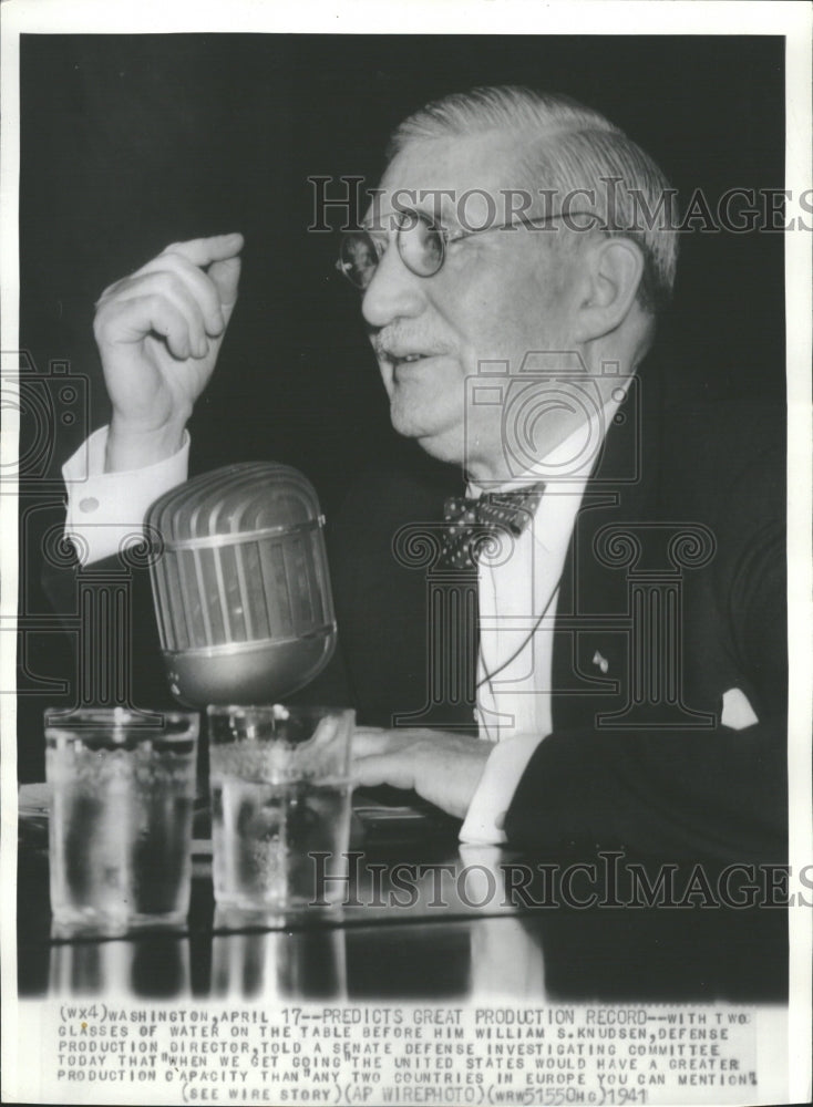 1941 William S. Knudsen Senate Committee - Historic Images