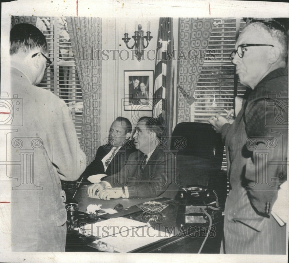 1955 Senator William Knowland Rep. Martin - Historic Images