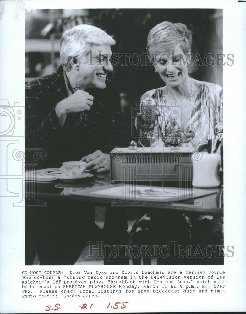 1985 Dick Van Dyke Cloris Leachman Actress - Historic Images