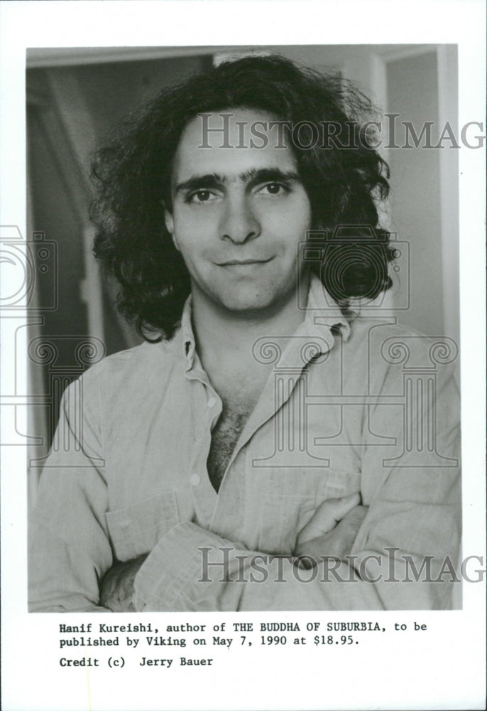 1990 Hanif Kureishi author - Historic Images