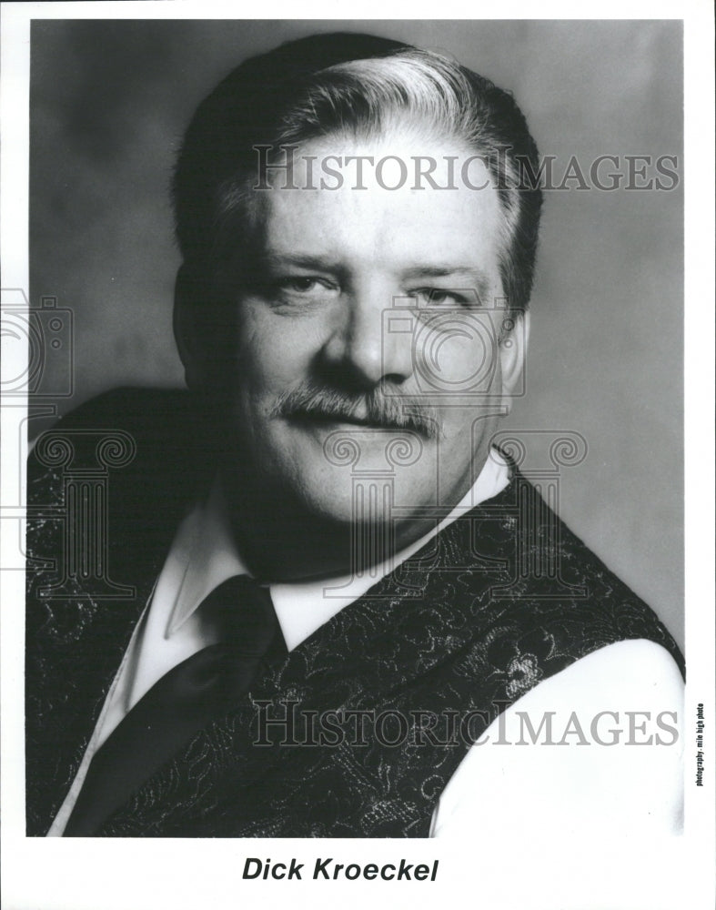 1994 Dick Kroeckel Piano Player Musician - Historic Images