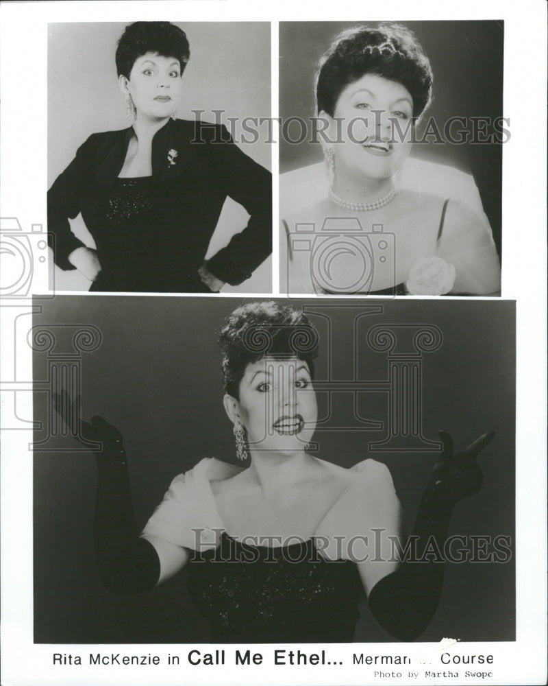 1991 Actress Rita McKenzie &quot;Call Me Ethel&quot; - Historic Images