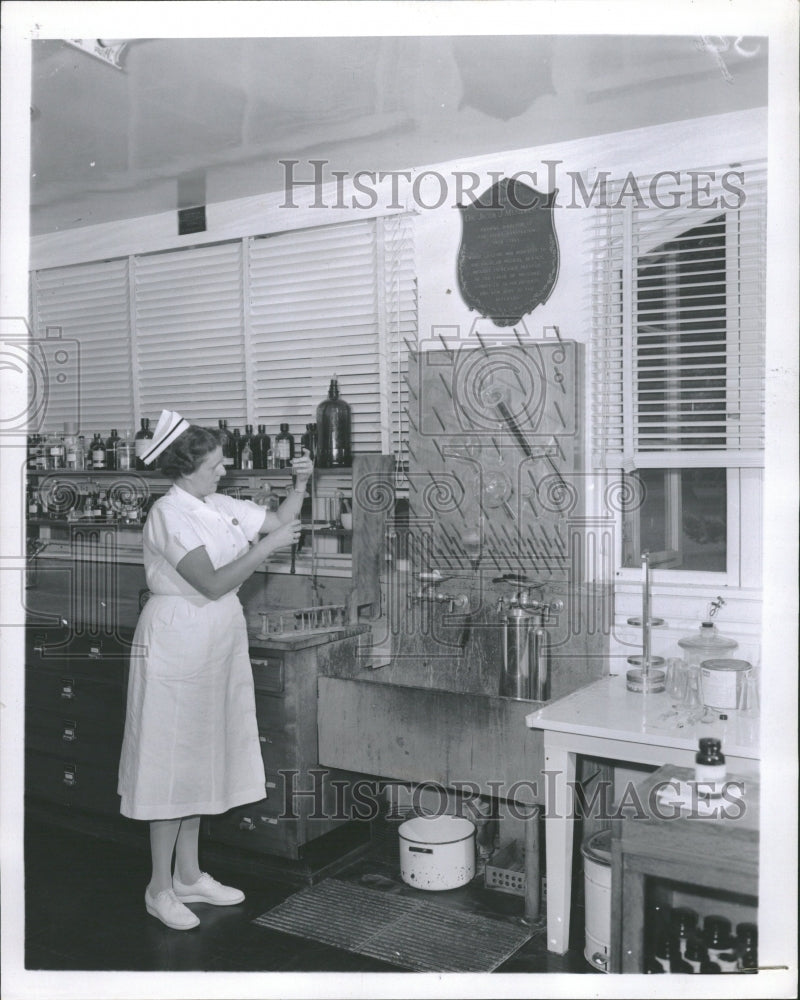 1958 Press PhotoSt Charles Hospital Fox River Pavillion - Historic Images