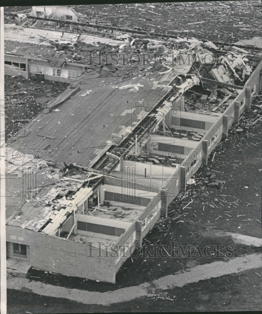 1967 Tornado Seth Paine Elementary School - Historic Images