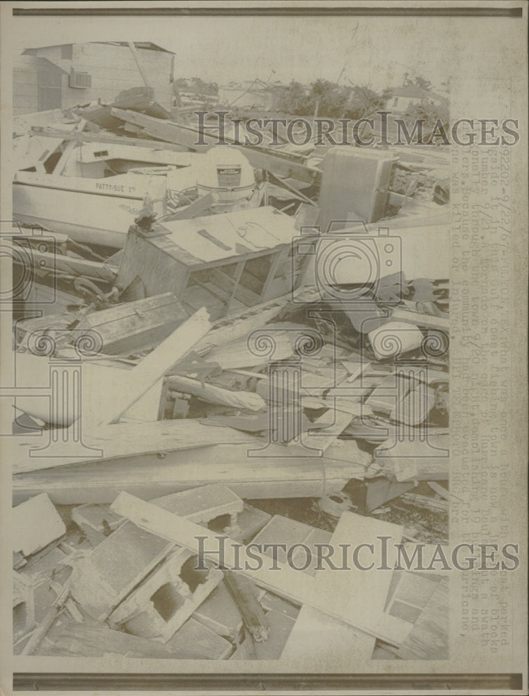 1967 Tornado Building Damage Lumber Texas - Historic Images