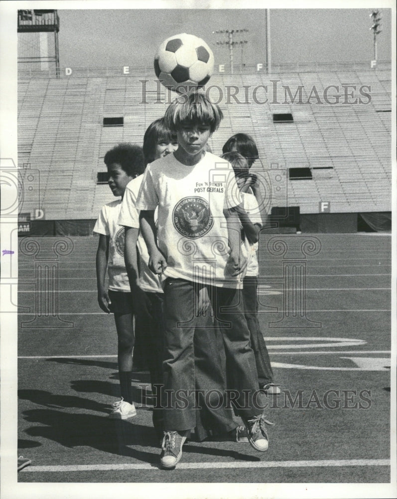 1976 Danny Hovis Head Soccer Drill Soldier - Historic Images