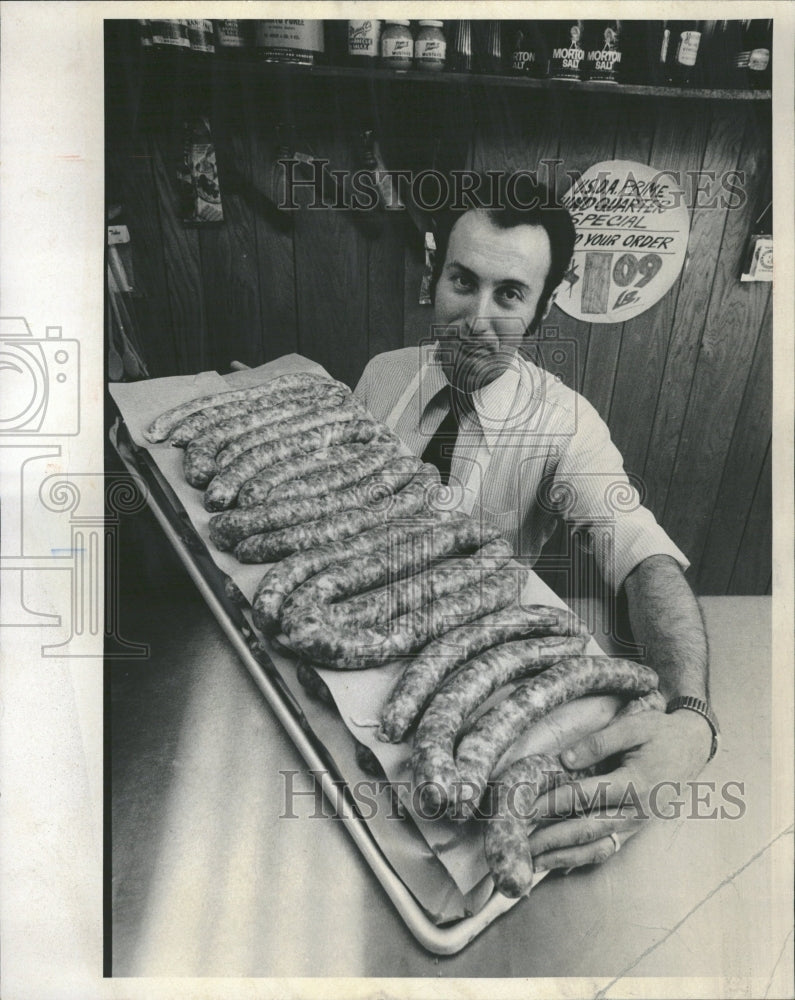 1977 Frigos Meat Market Food John Virtue - Historic Images