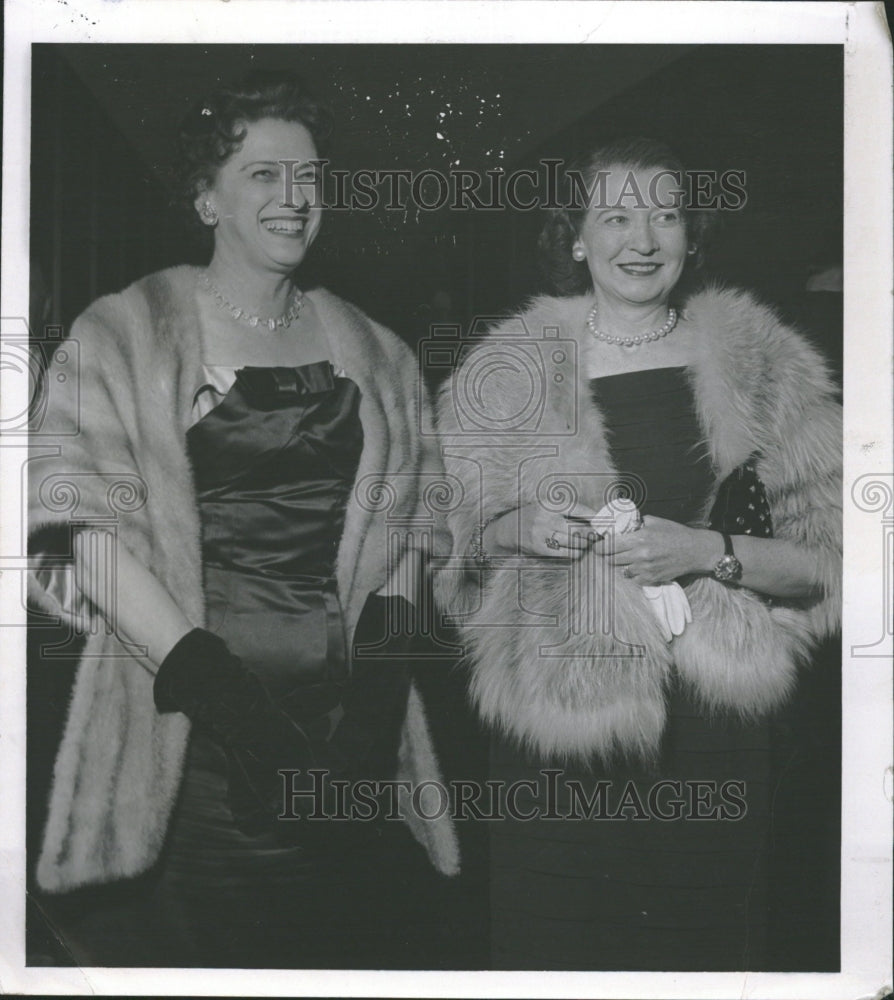 1957 Mrs William McGlone Mrs Francis Riche - Historic Images