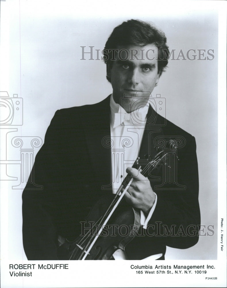 1990 Robert McDuffie Violinist major orches - Historic Images