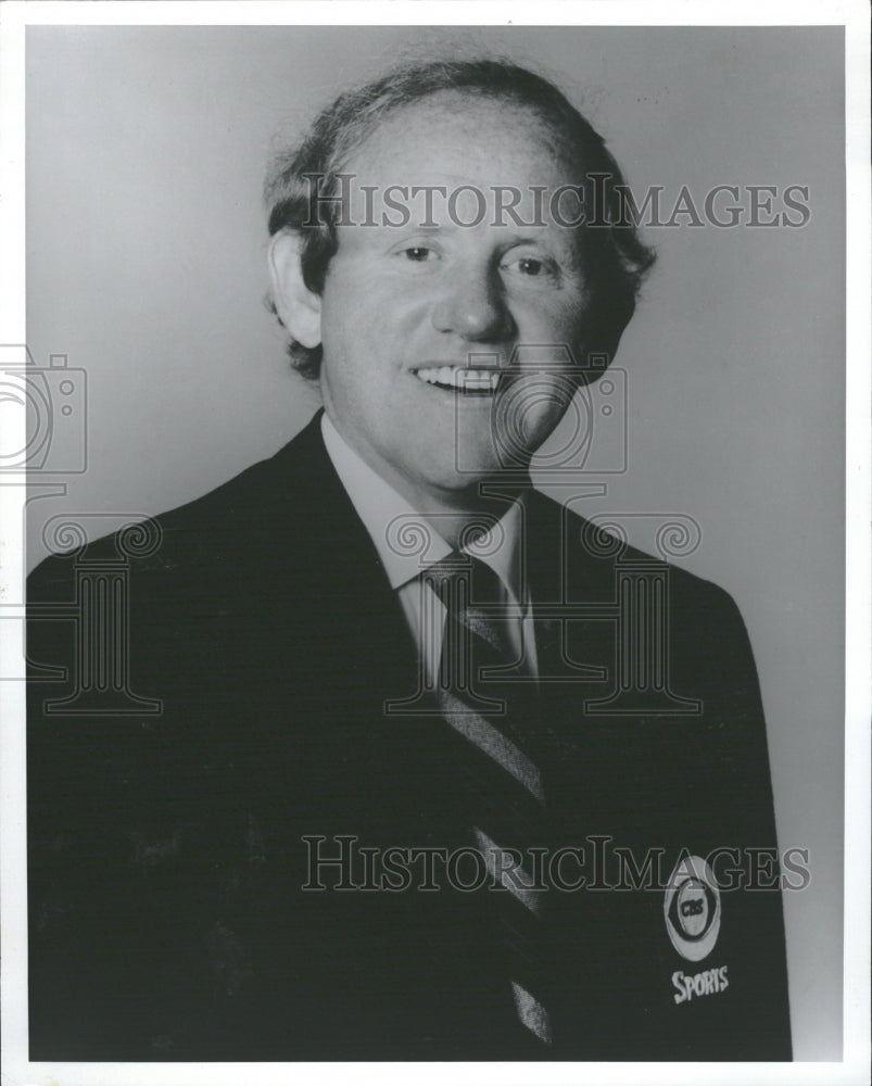 1987 Will McDonough Sportswriter Boston - Historic Images