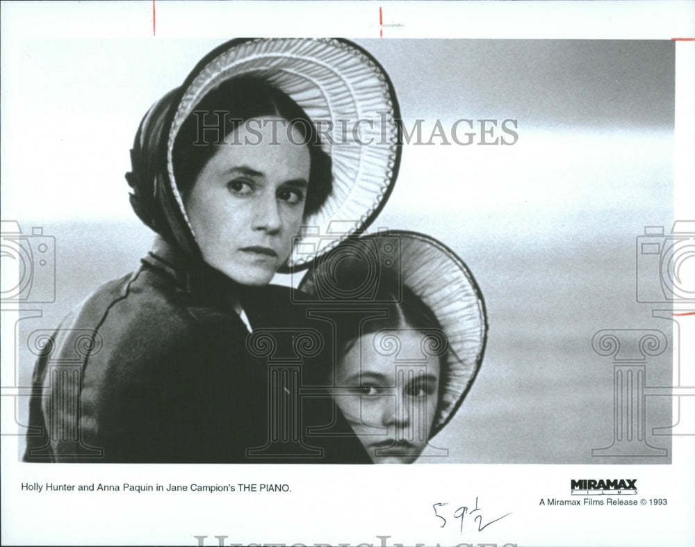 1994 Holly Hunter  Anna Paquin Campion  The - Historic Images