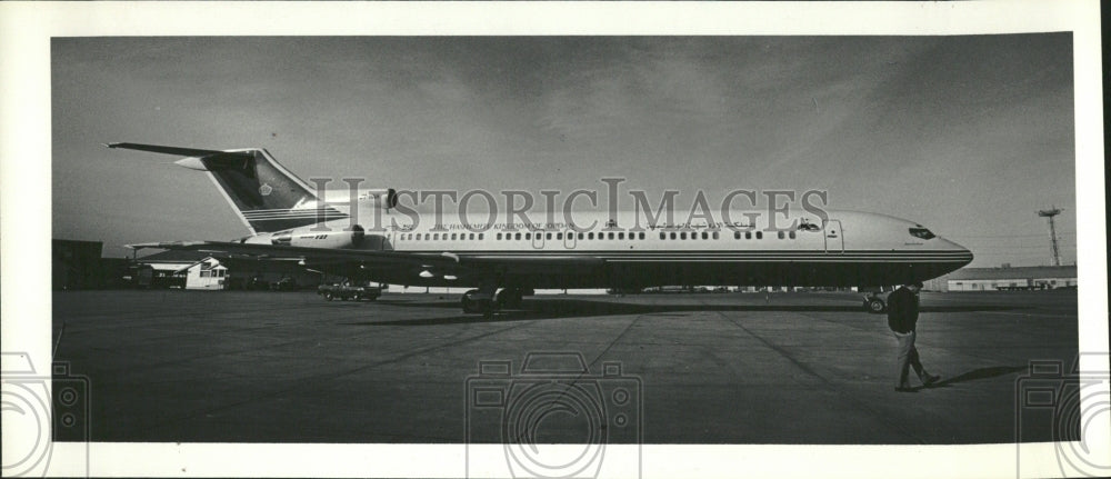 1984 Jordon&#39;s King plane parked Buckley - Historic Images