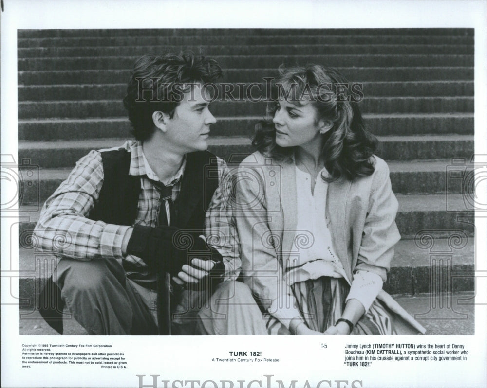 1985 Timothy Hutton Kim Cattral Turk 182 - Historic Images