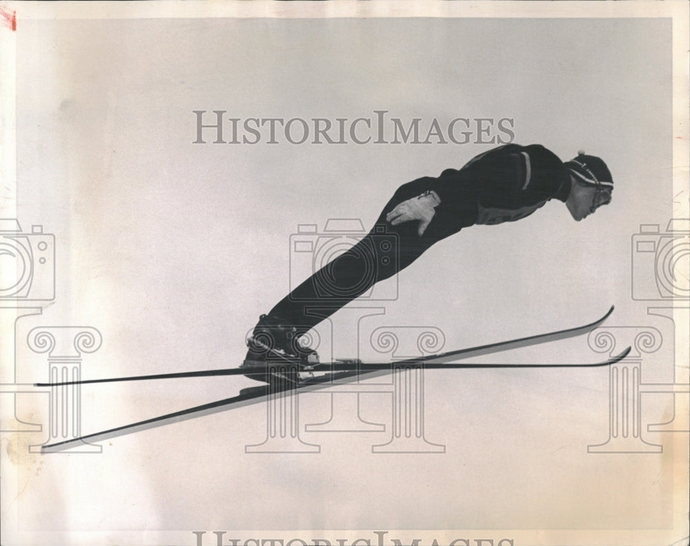 1968 Georg Krog Skier University Denver - Historic Images