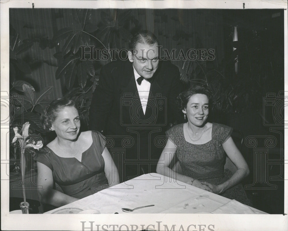 1957 Dr. Frank McGlone Mrs Blair Kittles - Historic Images